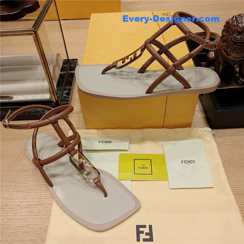 F**di flat beach sandals