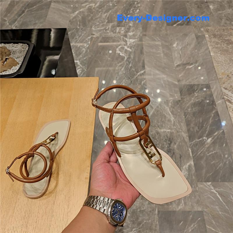 F**di flat beach sandals