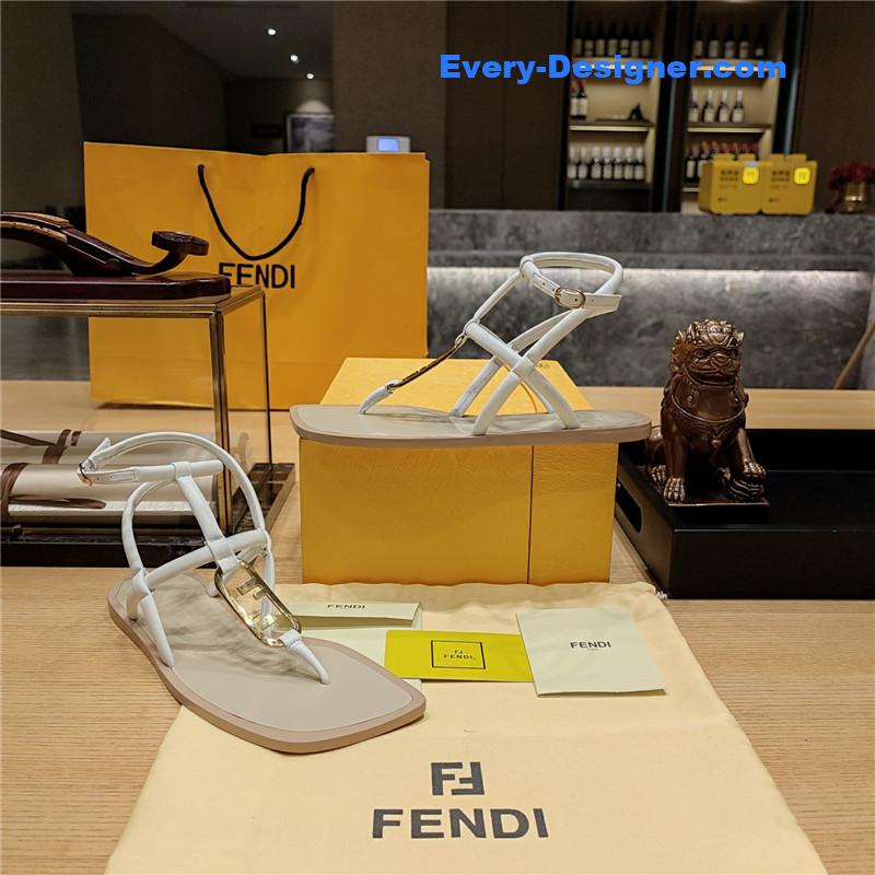 F**di flat beach sandals