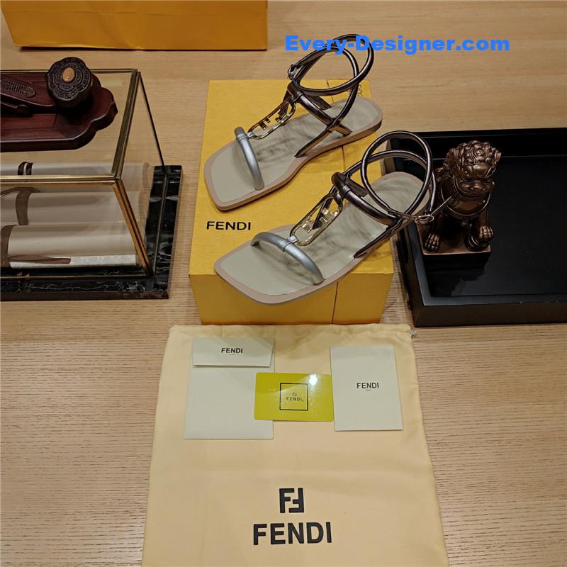 F**di flat beach sandals