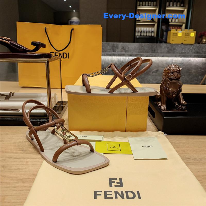 F**di flat beach sandals