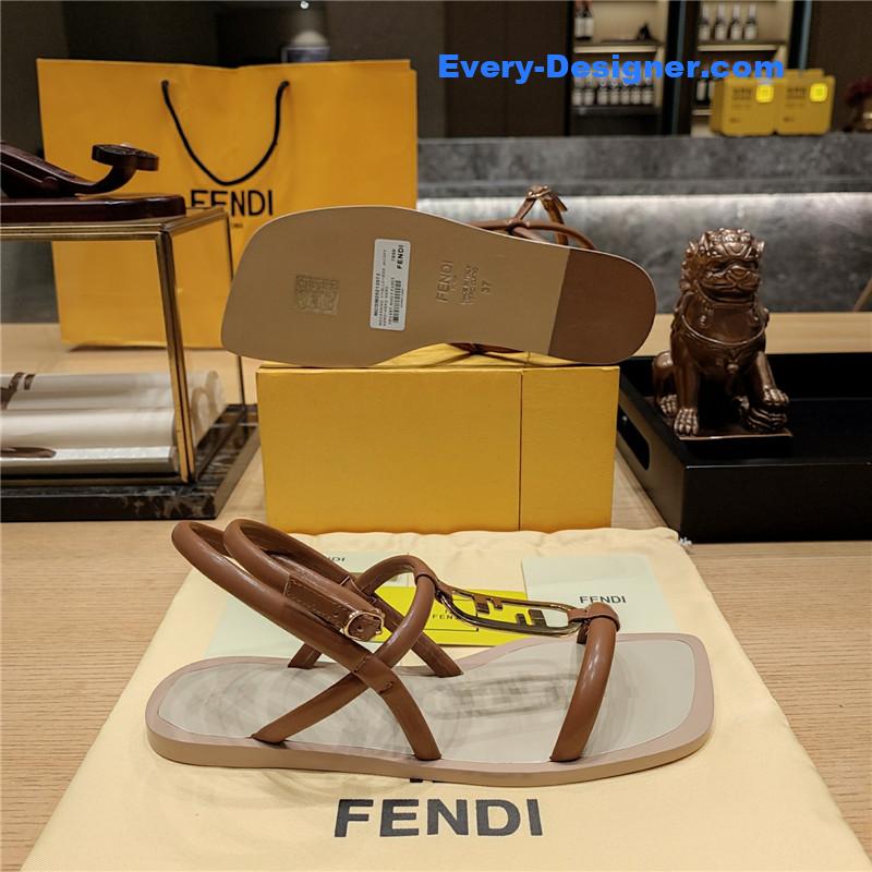 F**di flat beach sandals