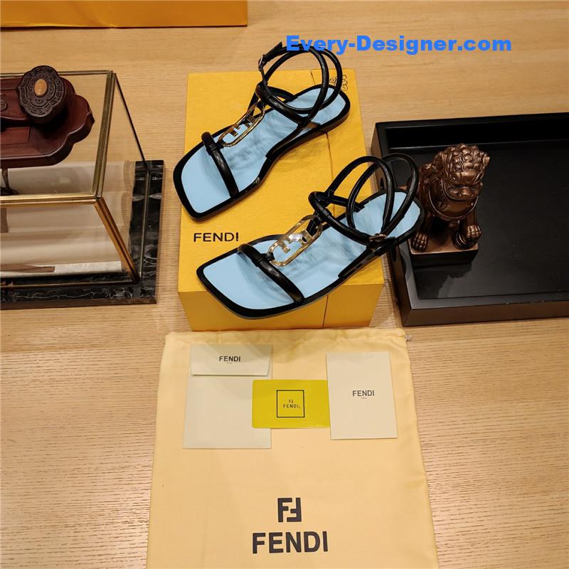 F**di flat beach sandals