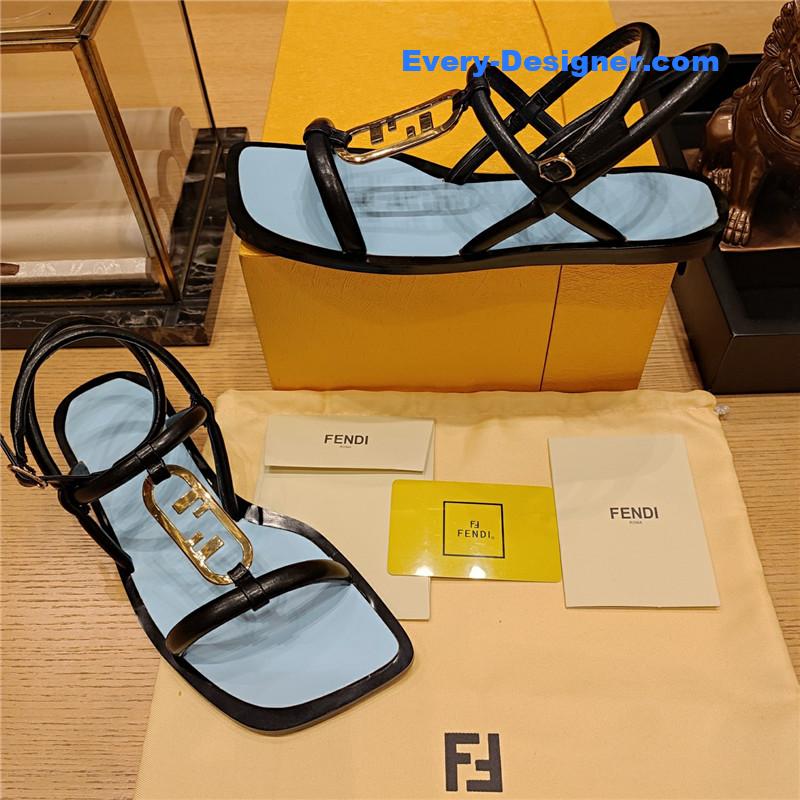 F**di flat beach sandals