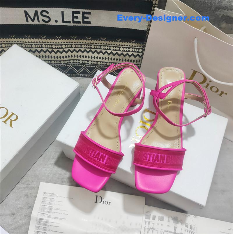 D10r square toe high heel sandals