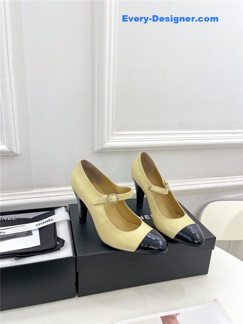 CC catwalk style high heel shoes