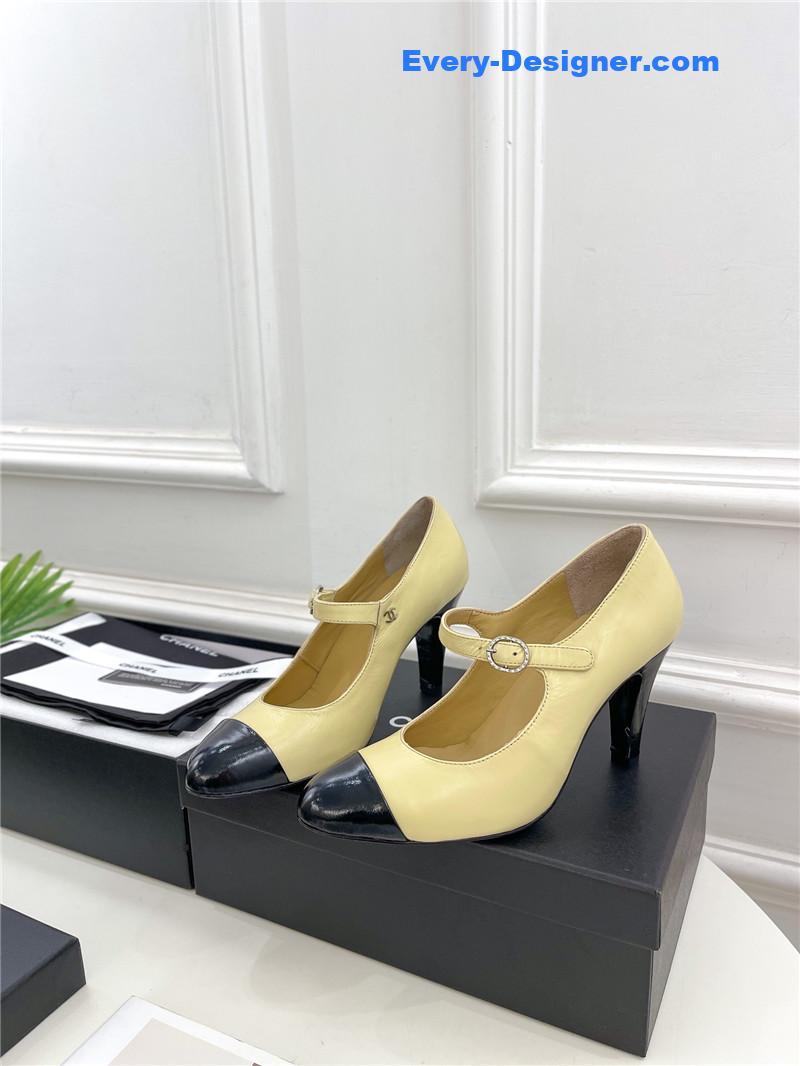 CC catwalk style high heel shoes