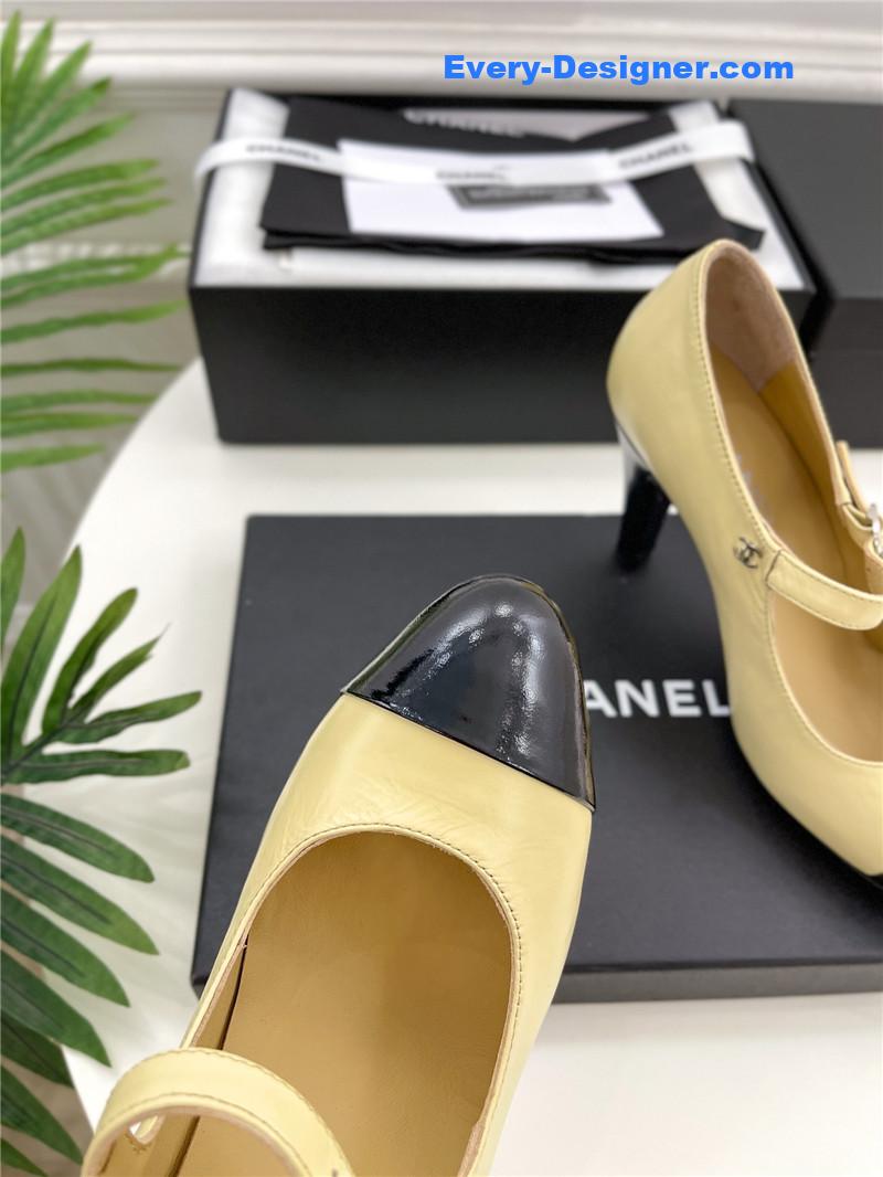 CC catwalk style high heel shoes