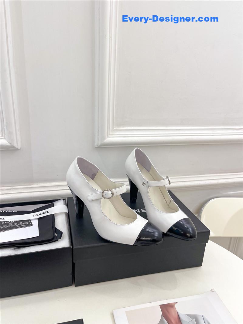 CC catwalk style high heel shoes