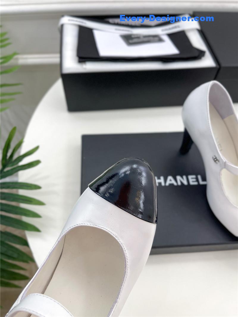 CC catwalk style high heel shoes