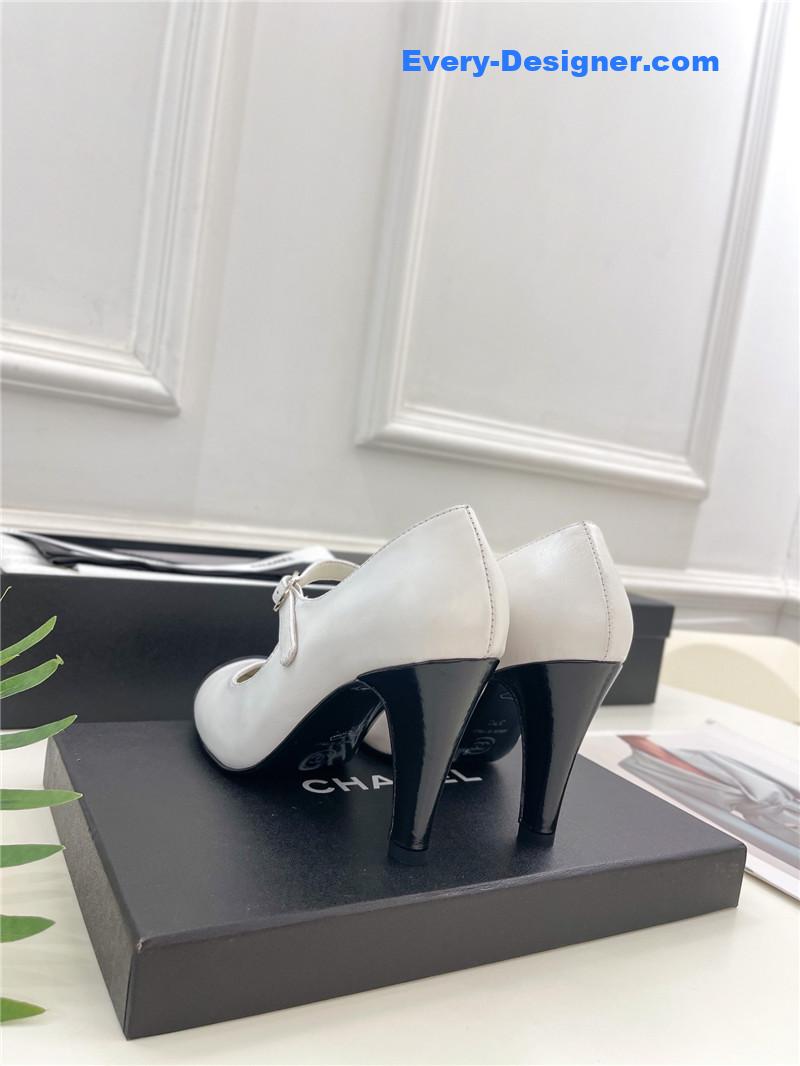 CC catwalk style high heel shoes