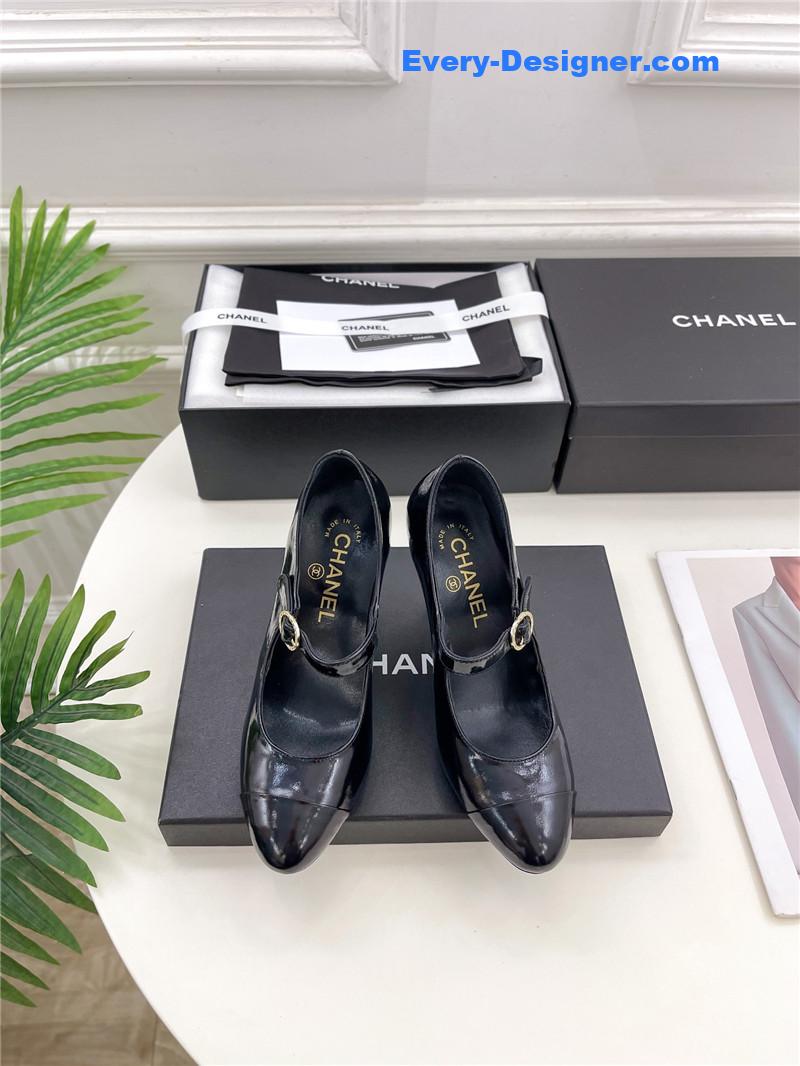 CC catwalk style high heel shoes