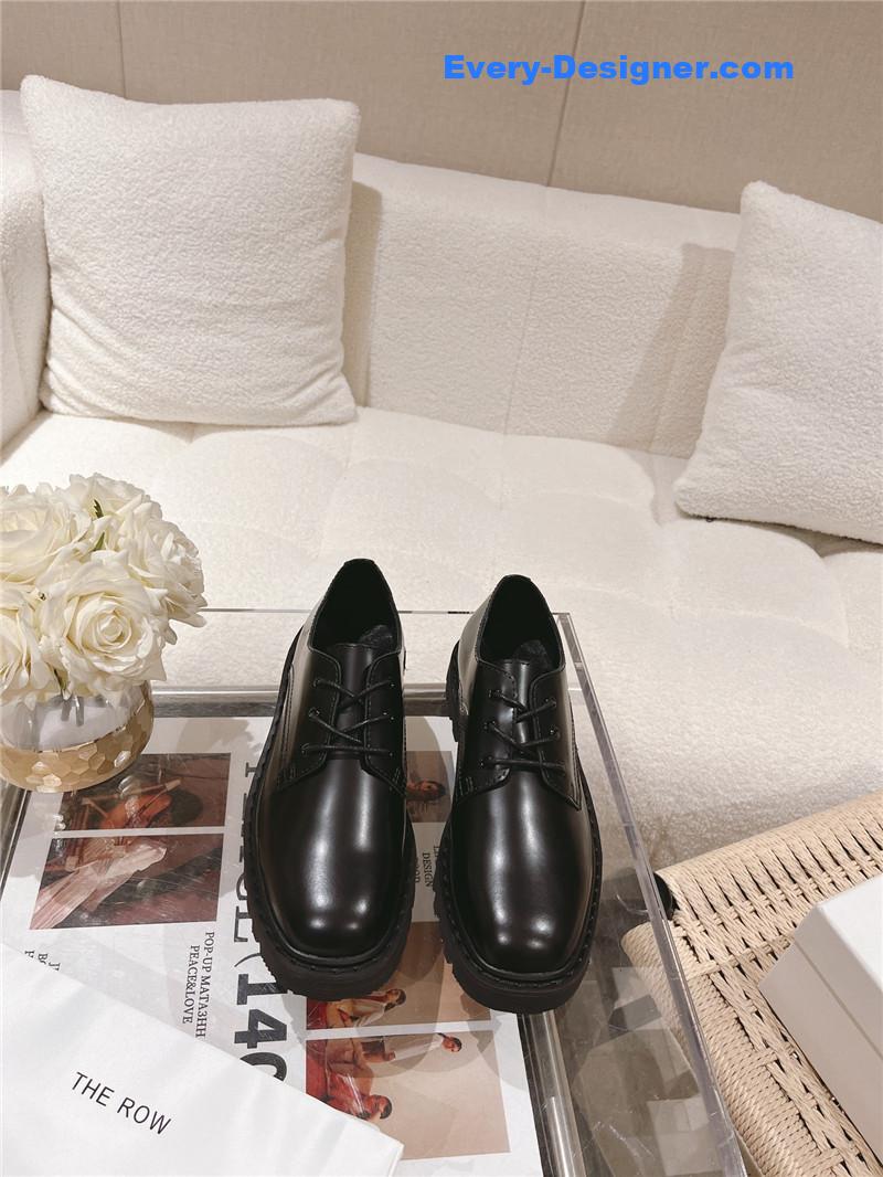 THE ROW Vintage Square Toe Platform Shoes