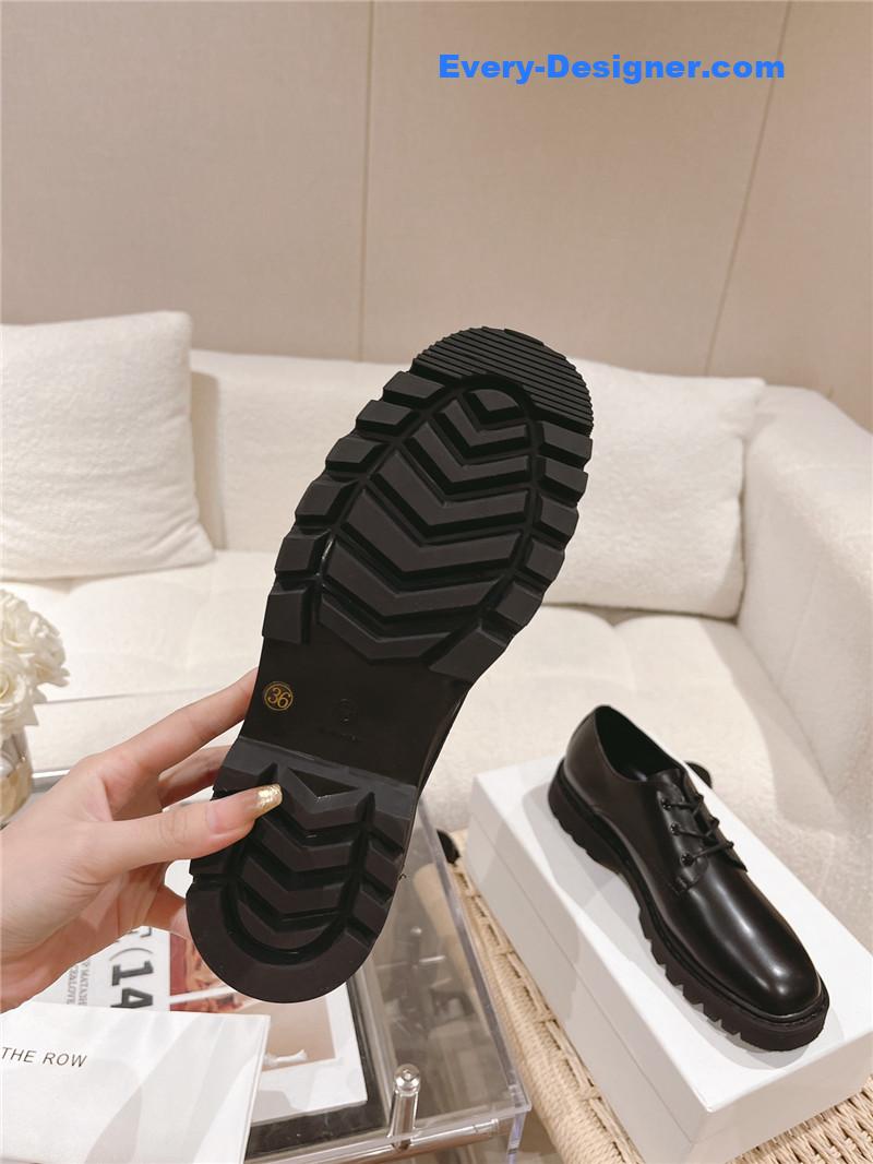 THE ROW Vintage Square Toe Platform Shoes