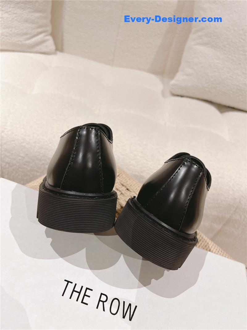 THE ROW Vintage Square Toe Platform Shoes