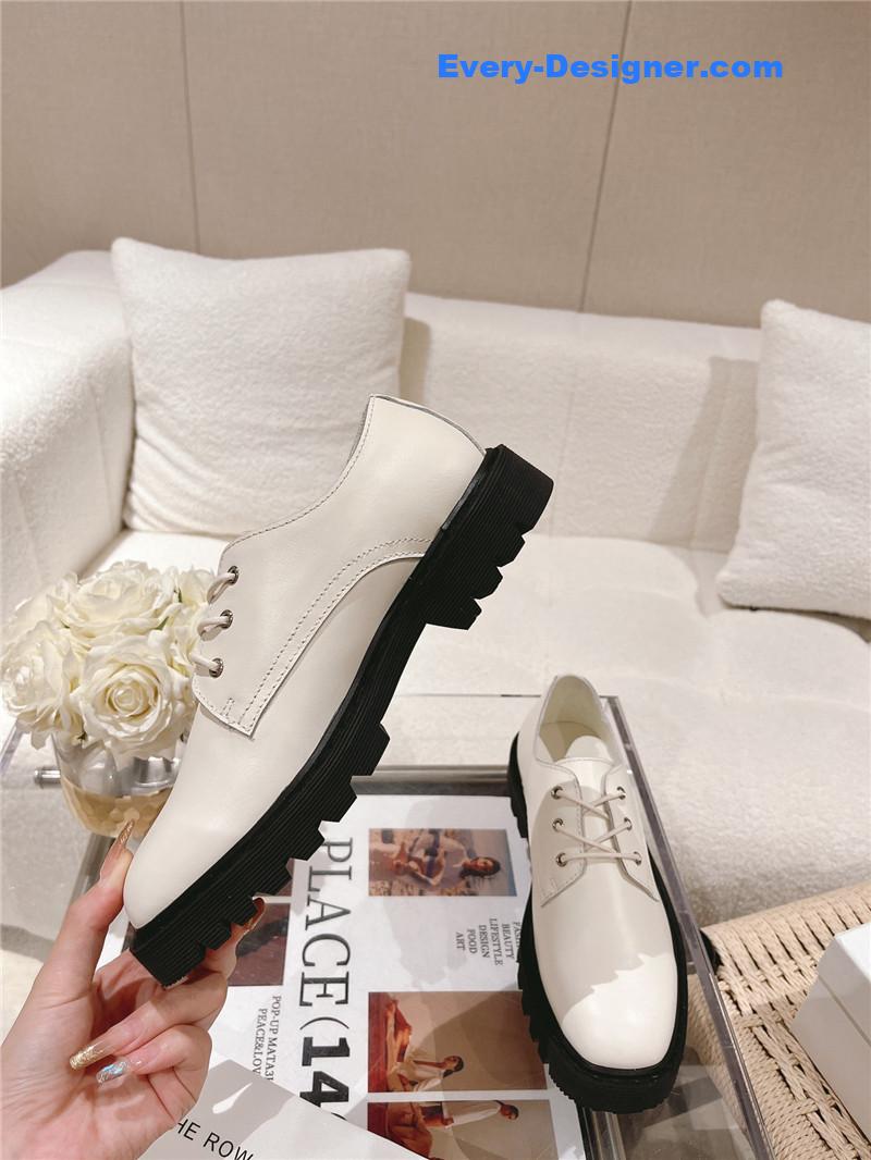 THE ROW Vintage Square Toe Platform Shoes