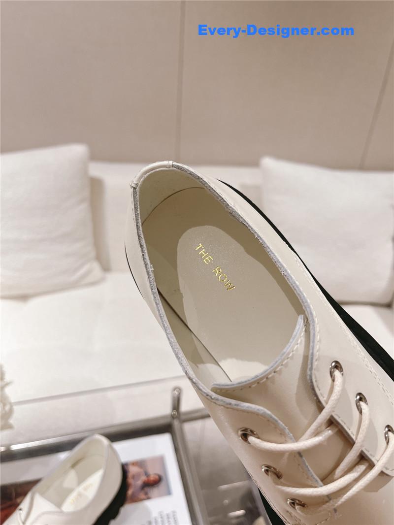 THE ROW Vintage Square Toe Platform Shoes