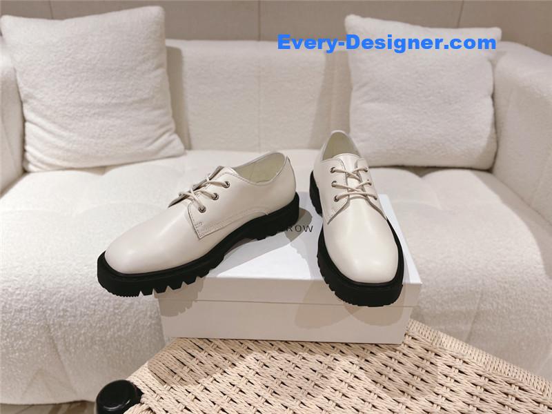 THE ROW Vintage Square Toe Platform Shoes