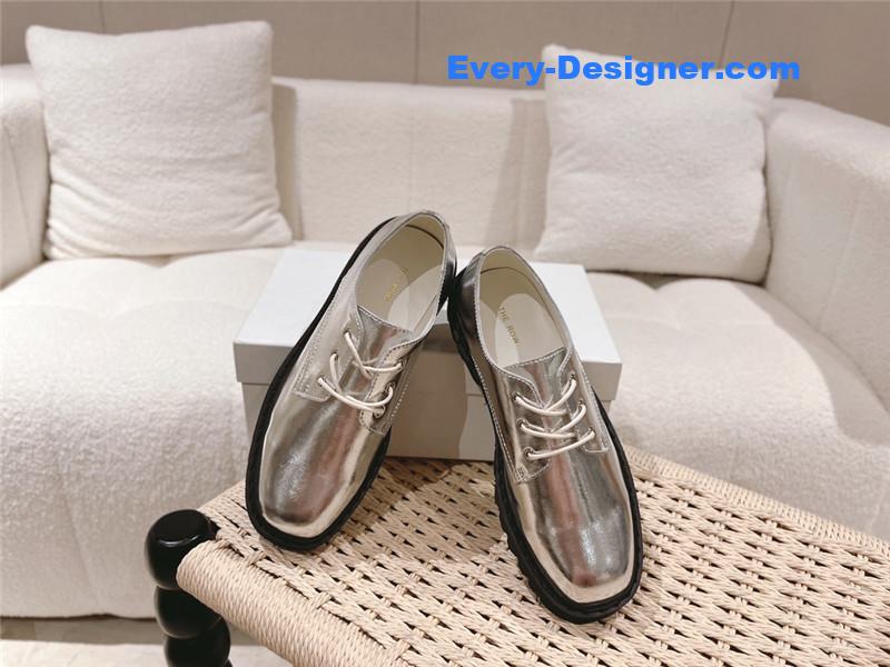 THE ROW Vintage Square Toe Platform Shoes