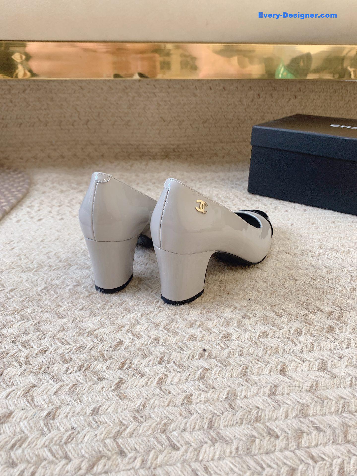 CC new patent leather shoes