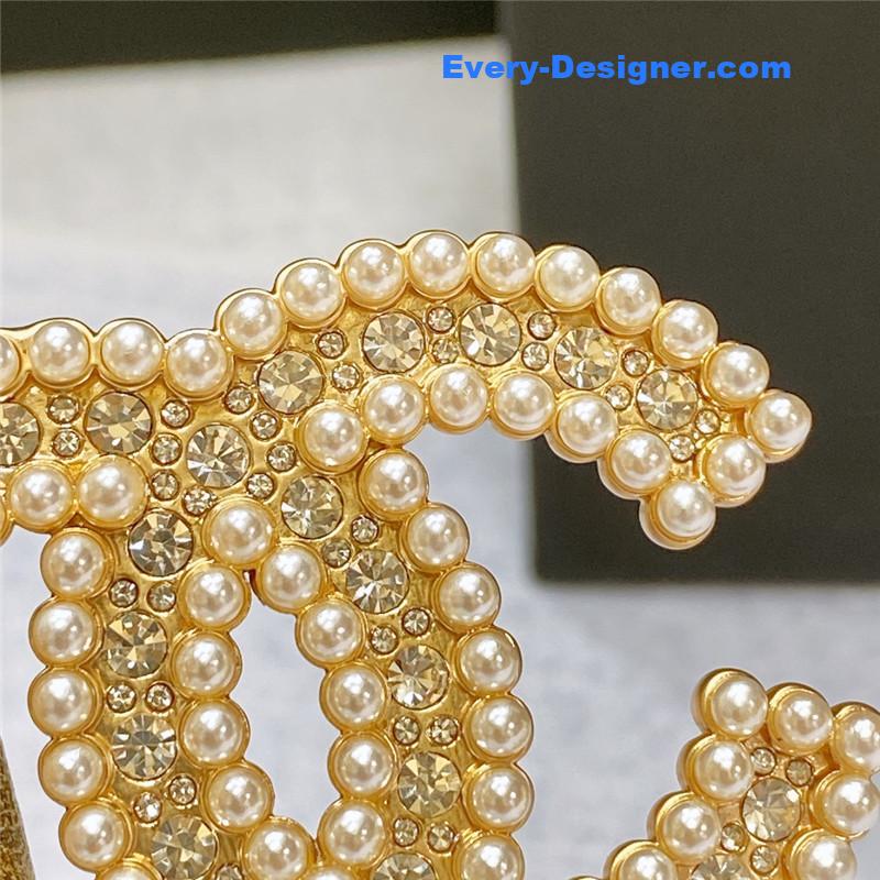 Ch**el smooth Ch**el brass buckle sheepskin elastic belt