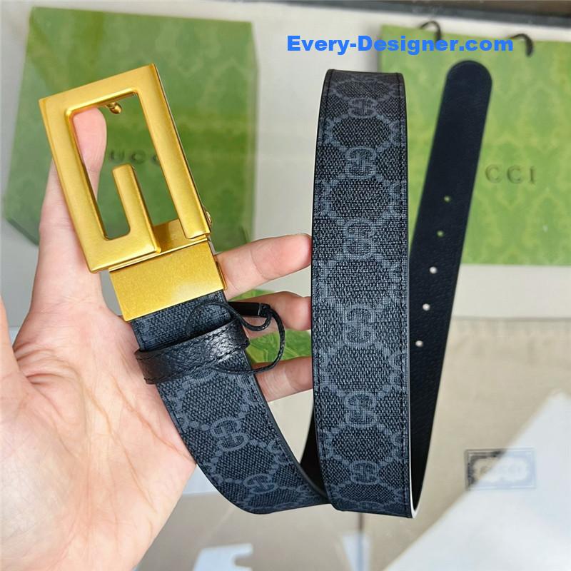 Gvc*1 square g buckle reversible belt