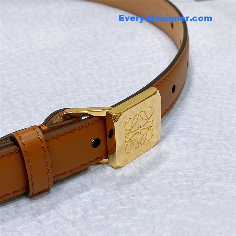 L0ew* L0ew* amazona padlock belt in smooth calfskin