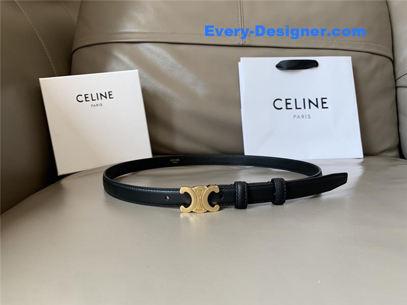celine reversible belt in original smooth calfskin