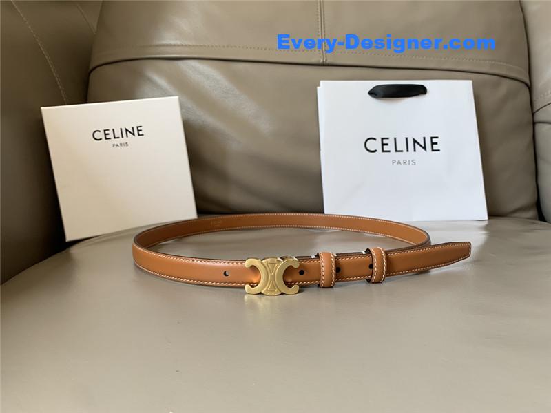 celine reversible belt in original smooth calfskin