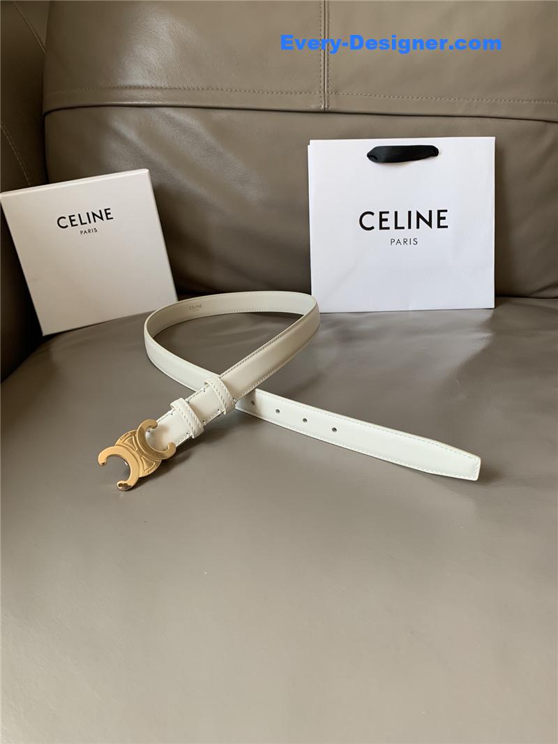 celine reversible belt in original smooth calfskin