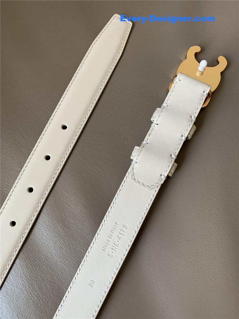 celine reversible belt in original smooth calfskin