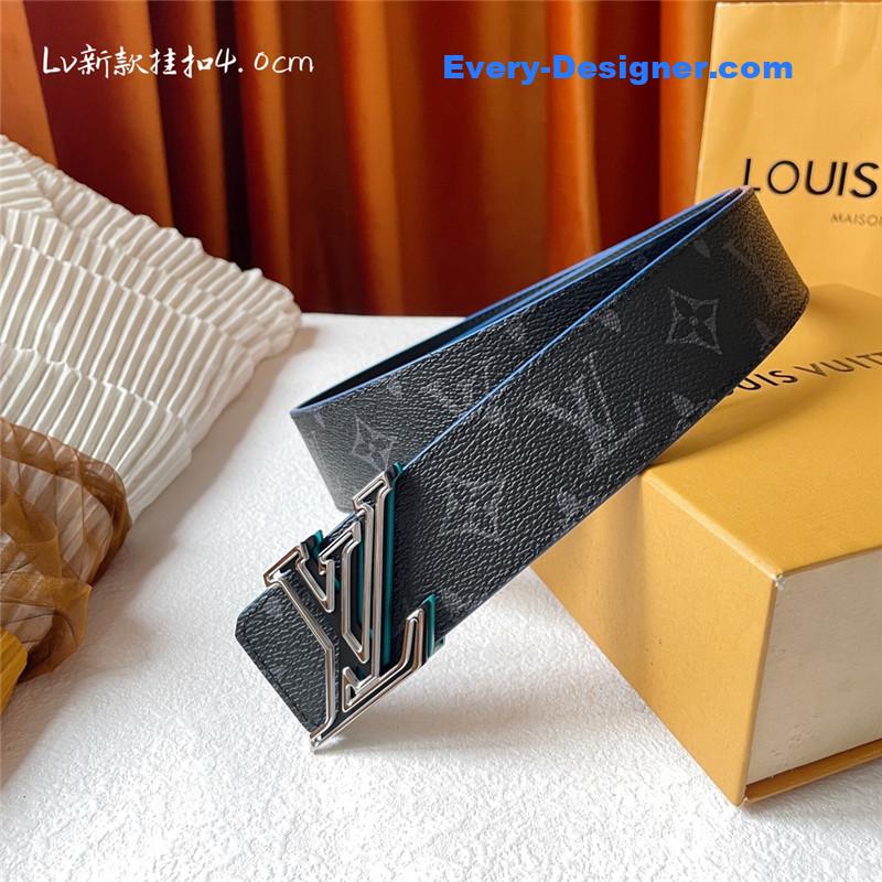 l0vis Vvtt0n lv classic print with black plain bottom belt