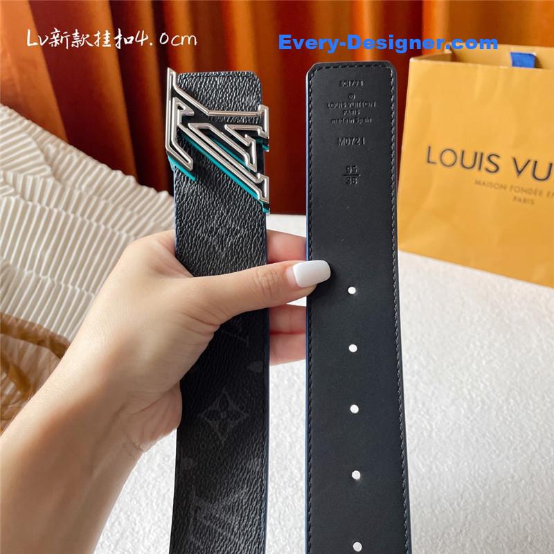 l0vis Vvtt0n lv classic print with black plain bottom belt