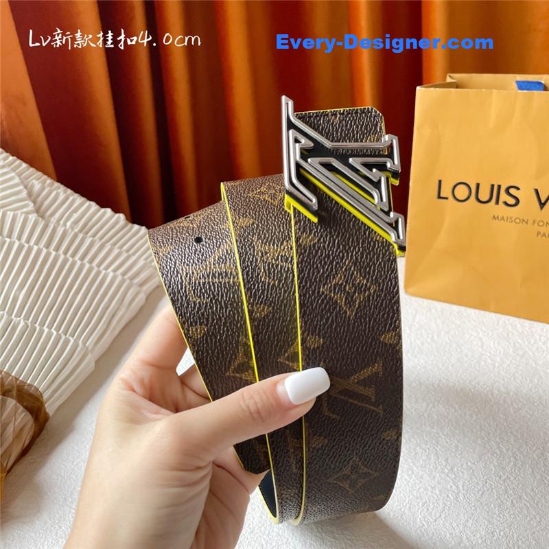 l0vis Vvtt0n lv classic print with black plain bottom belt