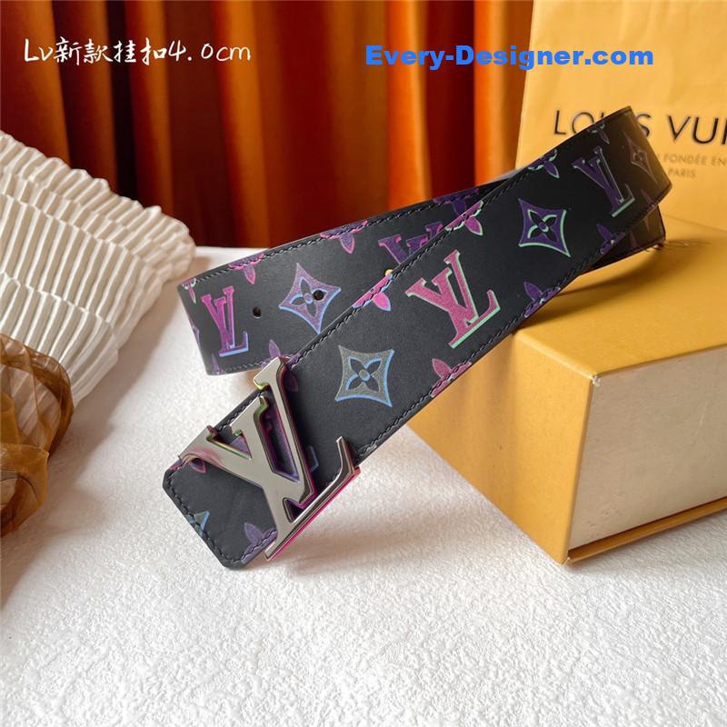 l0vis Vvtt0n lv classic print with black plain bottom belt