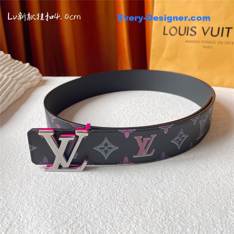 l0vis Vvtt0n lv classic print with black plain bottom belt