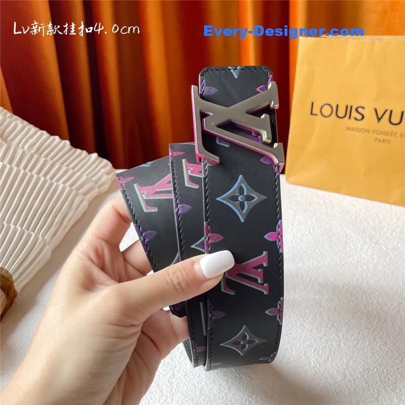 l0vis Vvtt0n lv classic print with black plain bottom belt