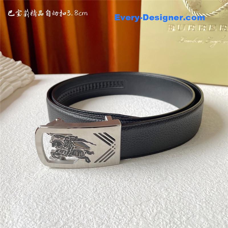 Bv*b*rry pebbled calfskin belt