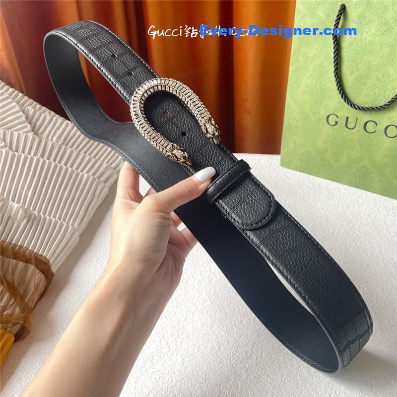 Gvc*1 buckskin calfskin belt