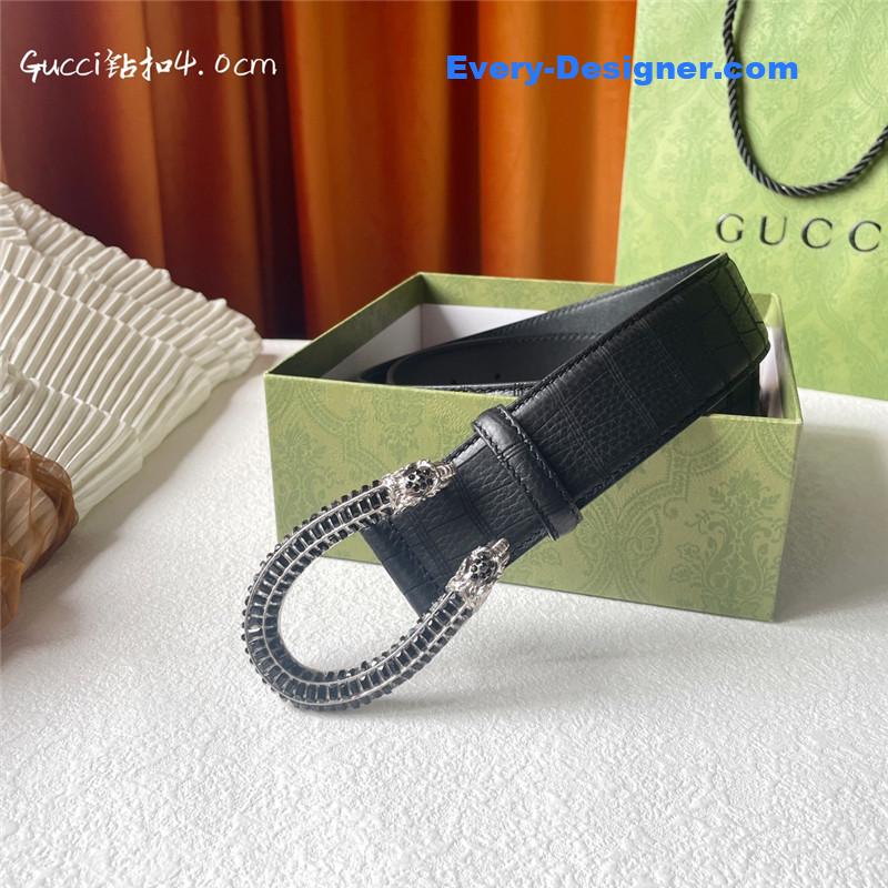 Gvc*1 buckskin calfskin belt