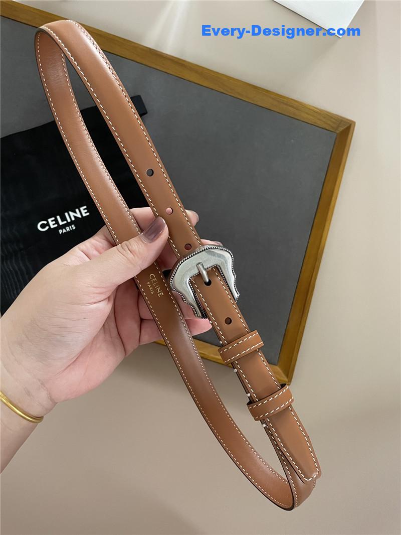 celine new metal buckle belt