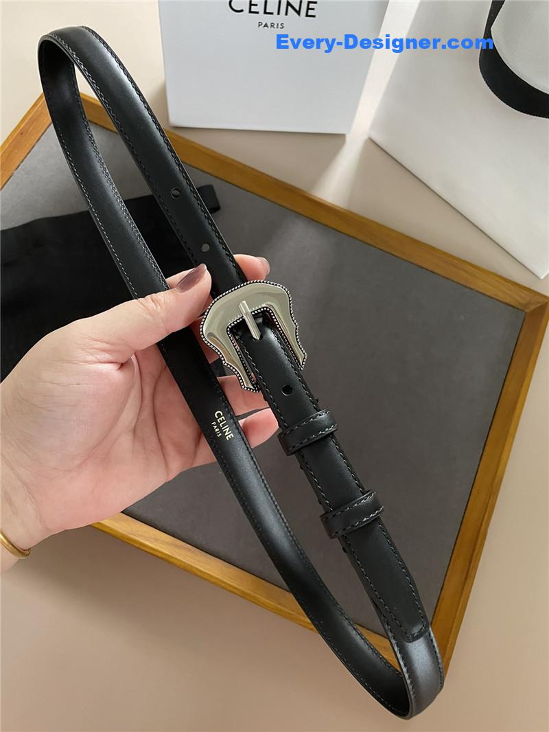 celine new metal buckle belt