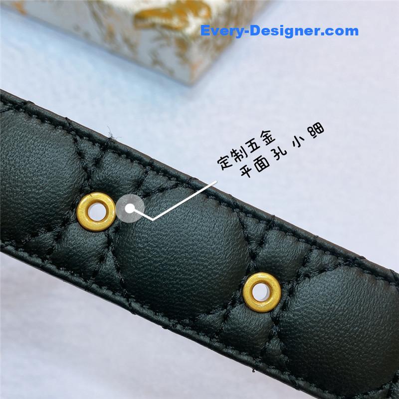 D10r new rhombic sheepskin belt