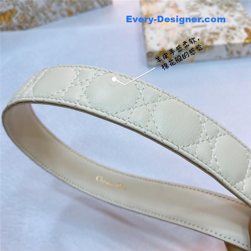 D10r new rhombic sheepskin belt