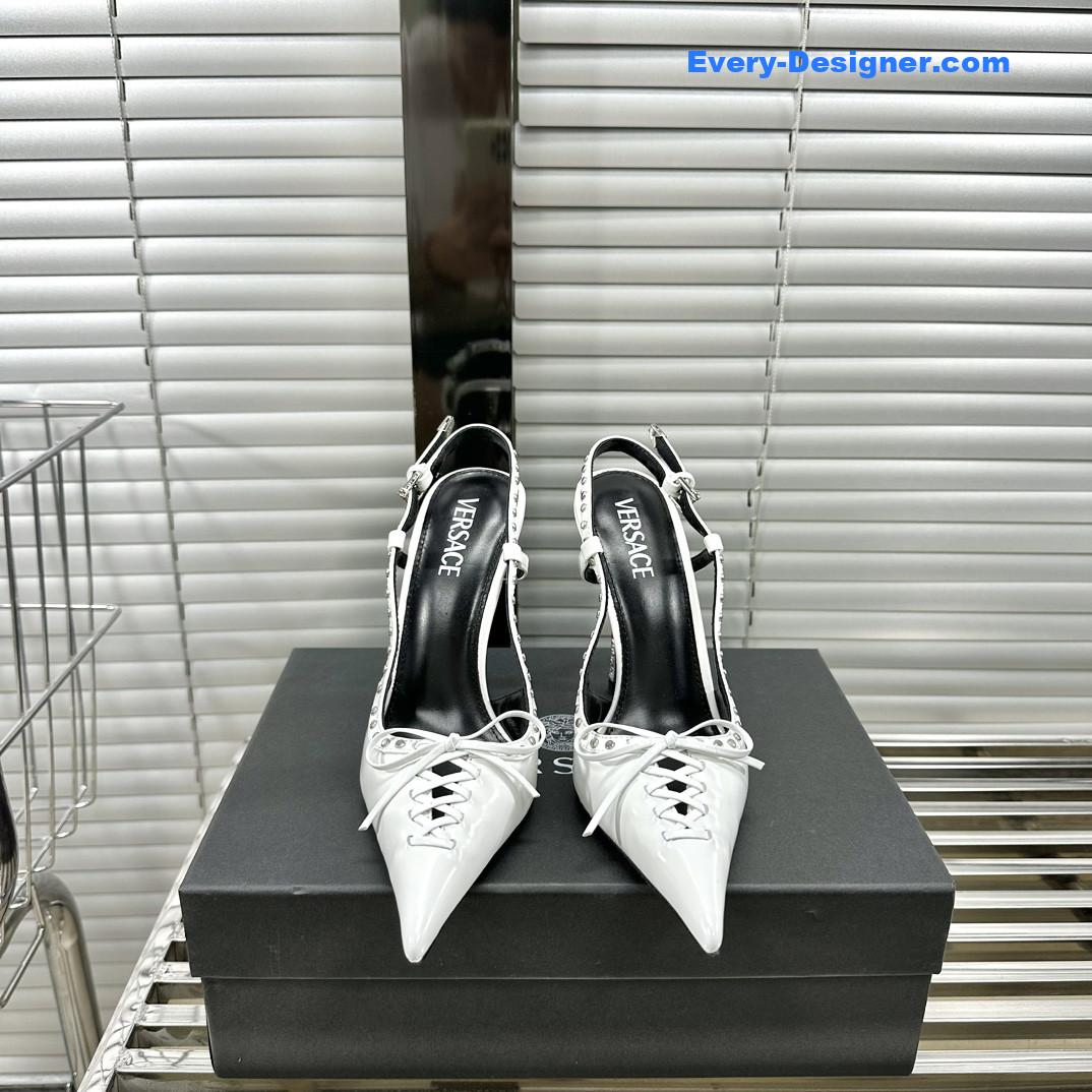 Versace new pointed high heels