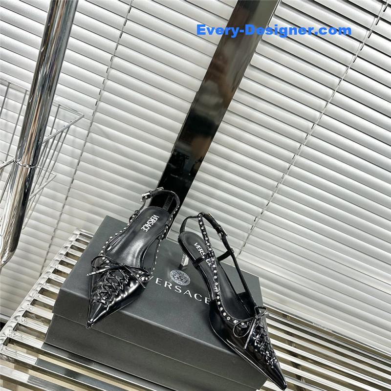 Versace new pointed high heels