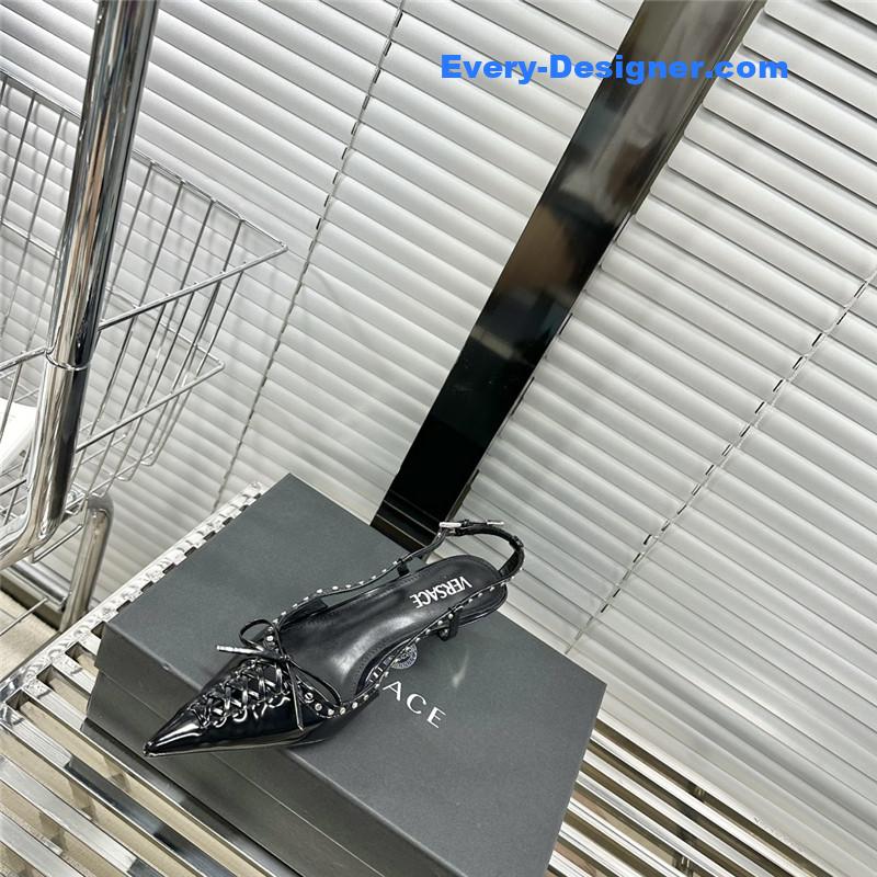 Versace new pointed high heels