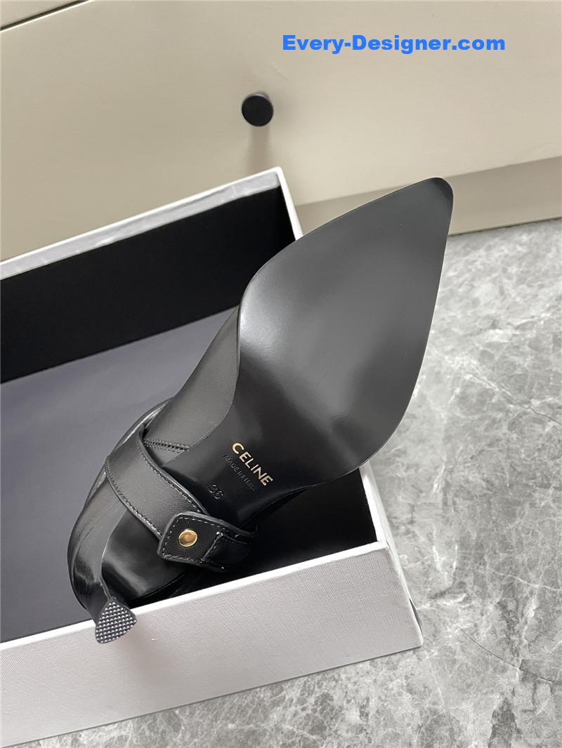 Ce1i*e autumn and winter new retro arc de triomphe ankle boots