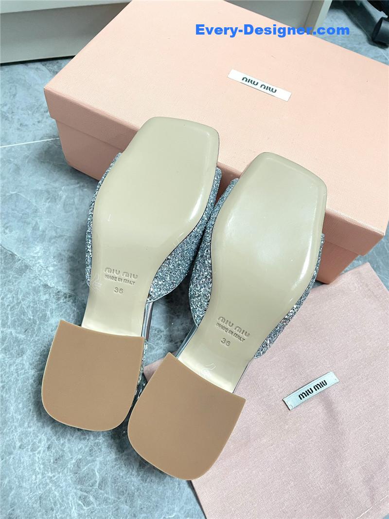 M1um1u new crystal slippers