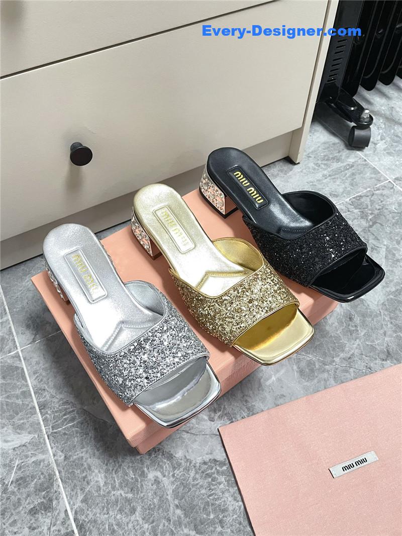 M1um1u new crystal slippers
